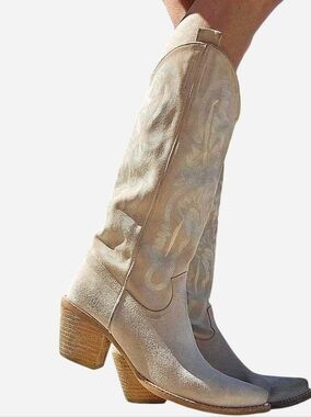 Jeffrey Campbell Tall Suede Leather Boots